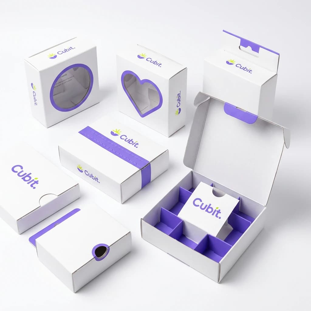 Creative die-cut packaging features