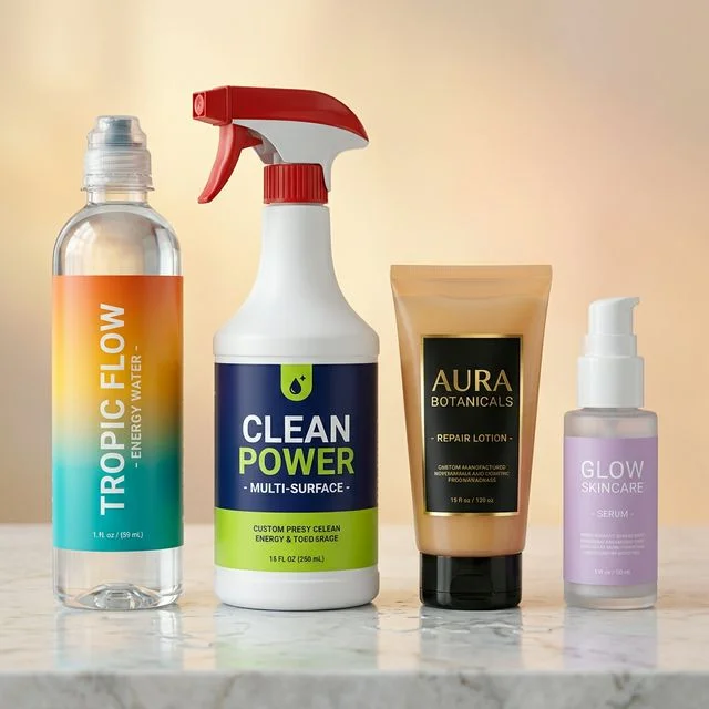 Custom Plastic Bottles