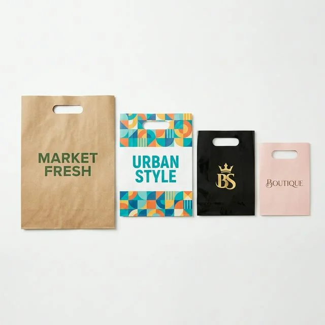 Die-Cut Handle Paper Bags