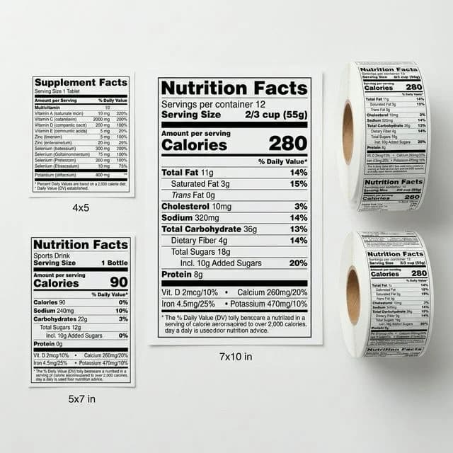 Nutritional Labels