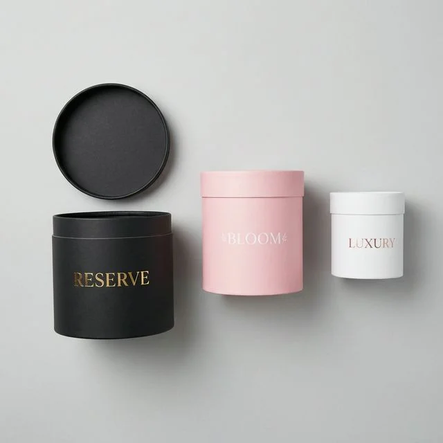 Round Cylinder Rigid Boxes